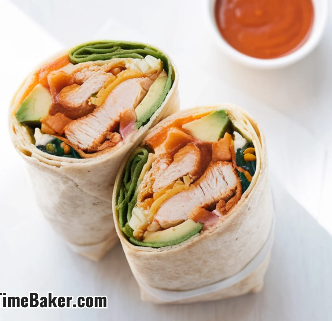 Crispy Chicken and Avocado Burrito Wraps