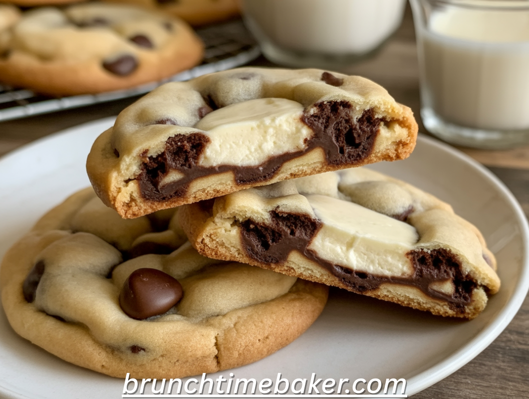 Cheesecake Stuffed Chocolate Chip Cookies
