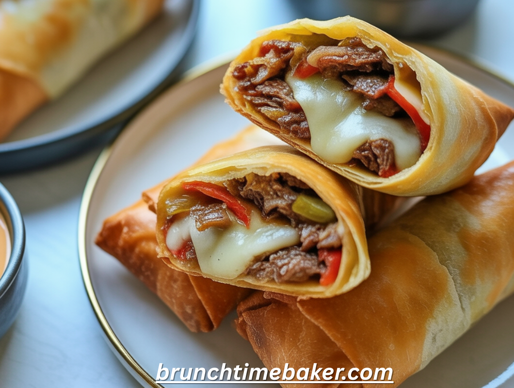 Philly Cheesesteak Egg Rolls