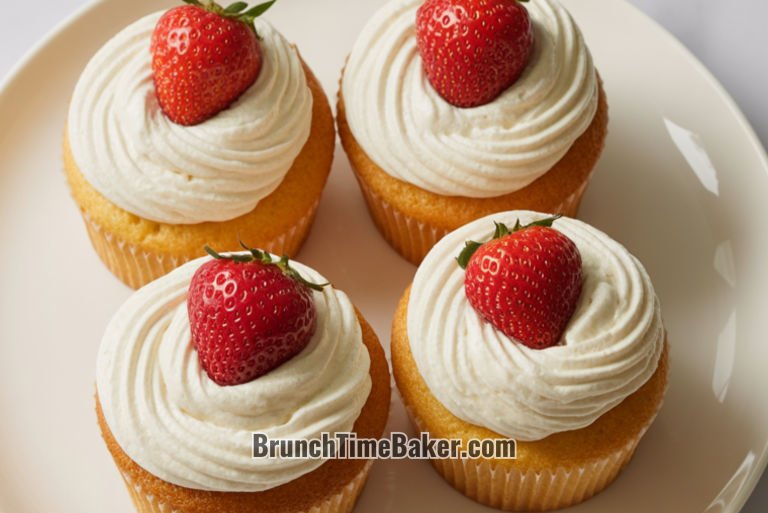 Strawberry Shortcake Cupcakes