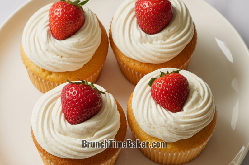 Strawberry Shortcake Cupcakes
