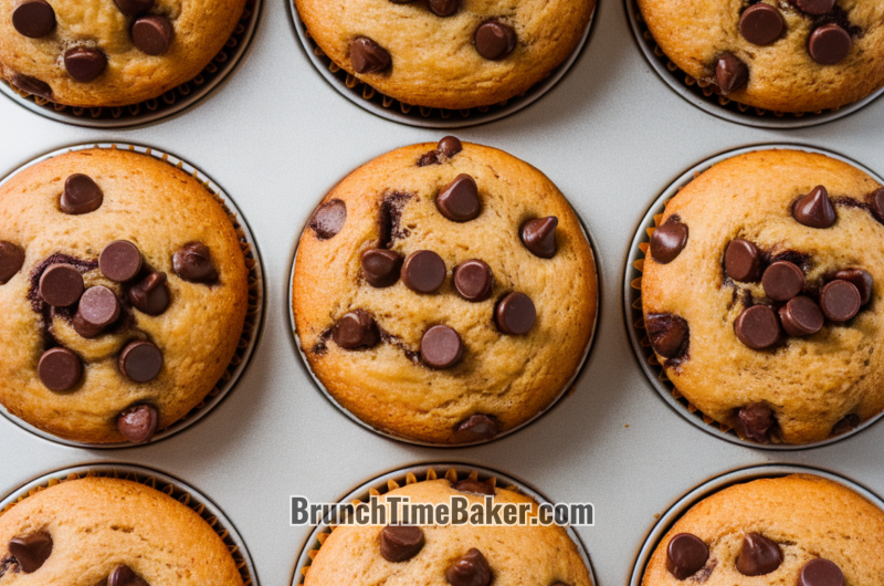 Chocolate Chip Banana Bread Muffins