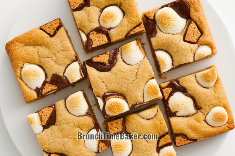 S’mores Cookie Bars