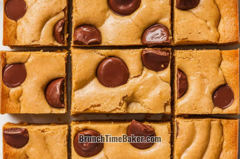 Peanut Butter Chocolate Chip Blondies