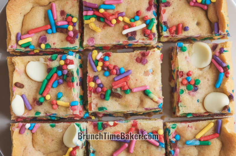 Funfetti Sugar Cookie Bars