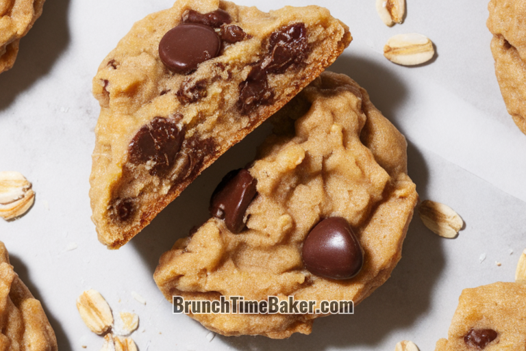 Peanut Butter Oatmeal Chocolate Chip Cookies
