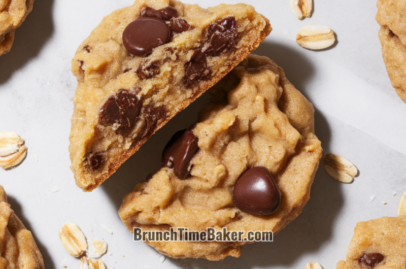 Peanut Butter Oatmeal Chocolate Chip Cookies