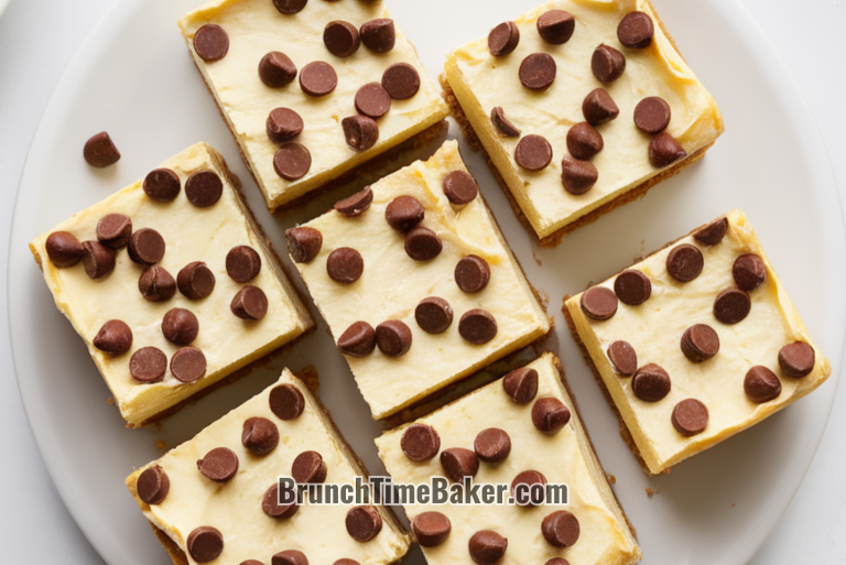 Chocolate Chip Cheesecake Bars