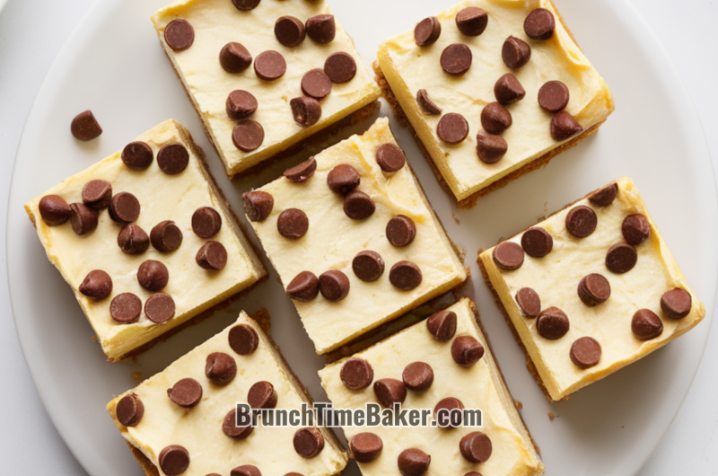 Chocolate Chip Cheesecake Bars