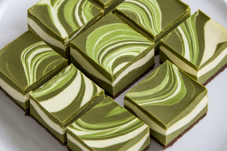 matcha cheesecake brownies