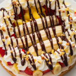 no bake banana split cake